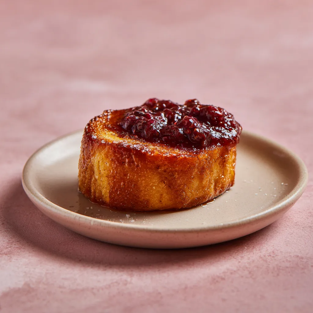 Brioche perdu et sa confiture de fruits de saison