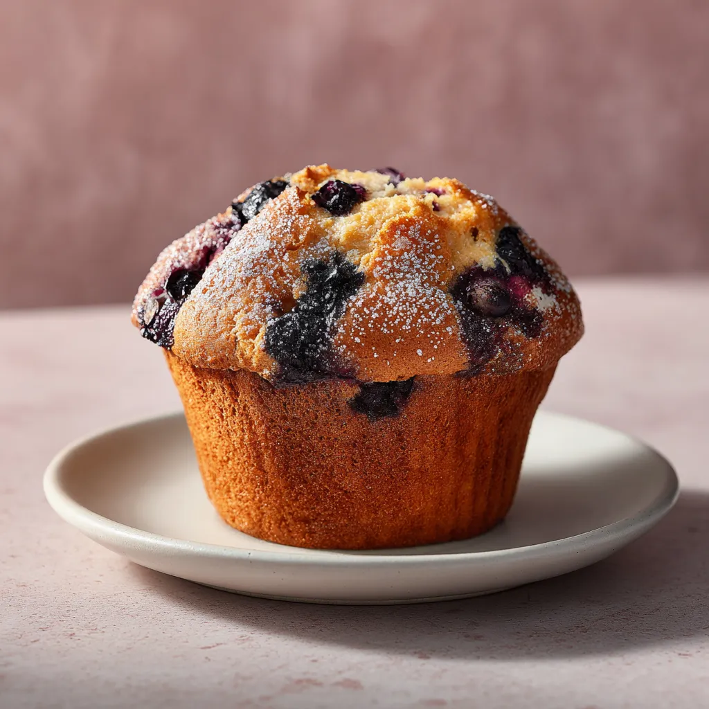 Muffin aux myrtilles