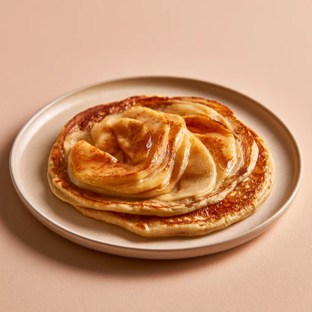 [4570] Pan cake et émincé de pommes