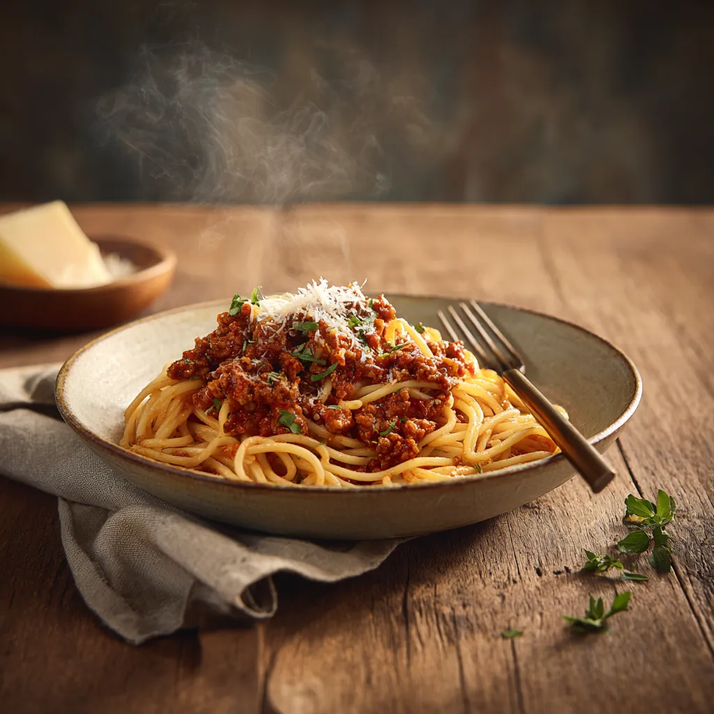 Pastas du jour Tagliatelle à la sauce Bolognaise maison