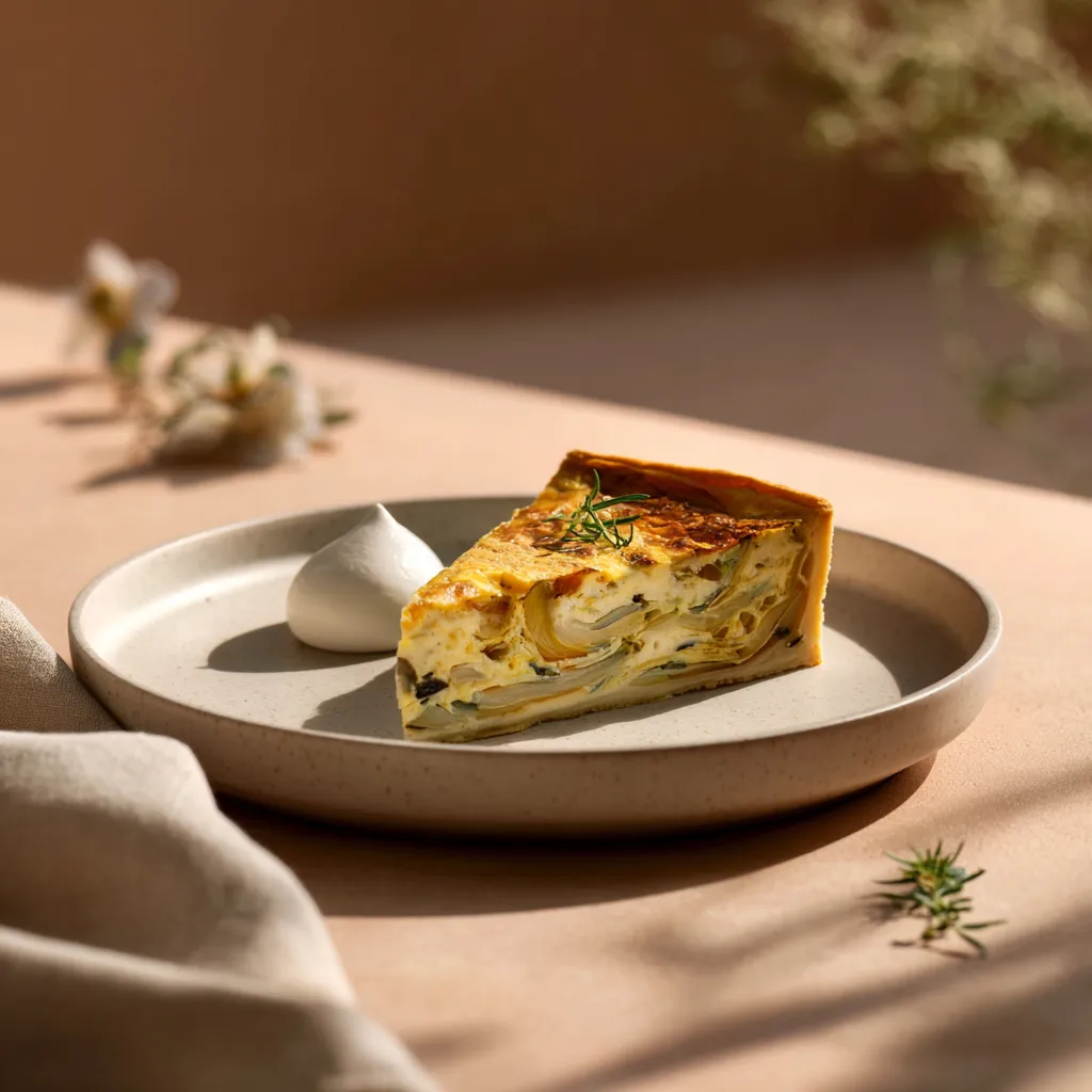 [4495] Quiche de légumes et oignons confits