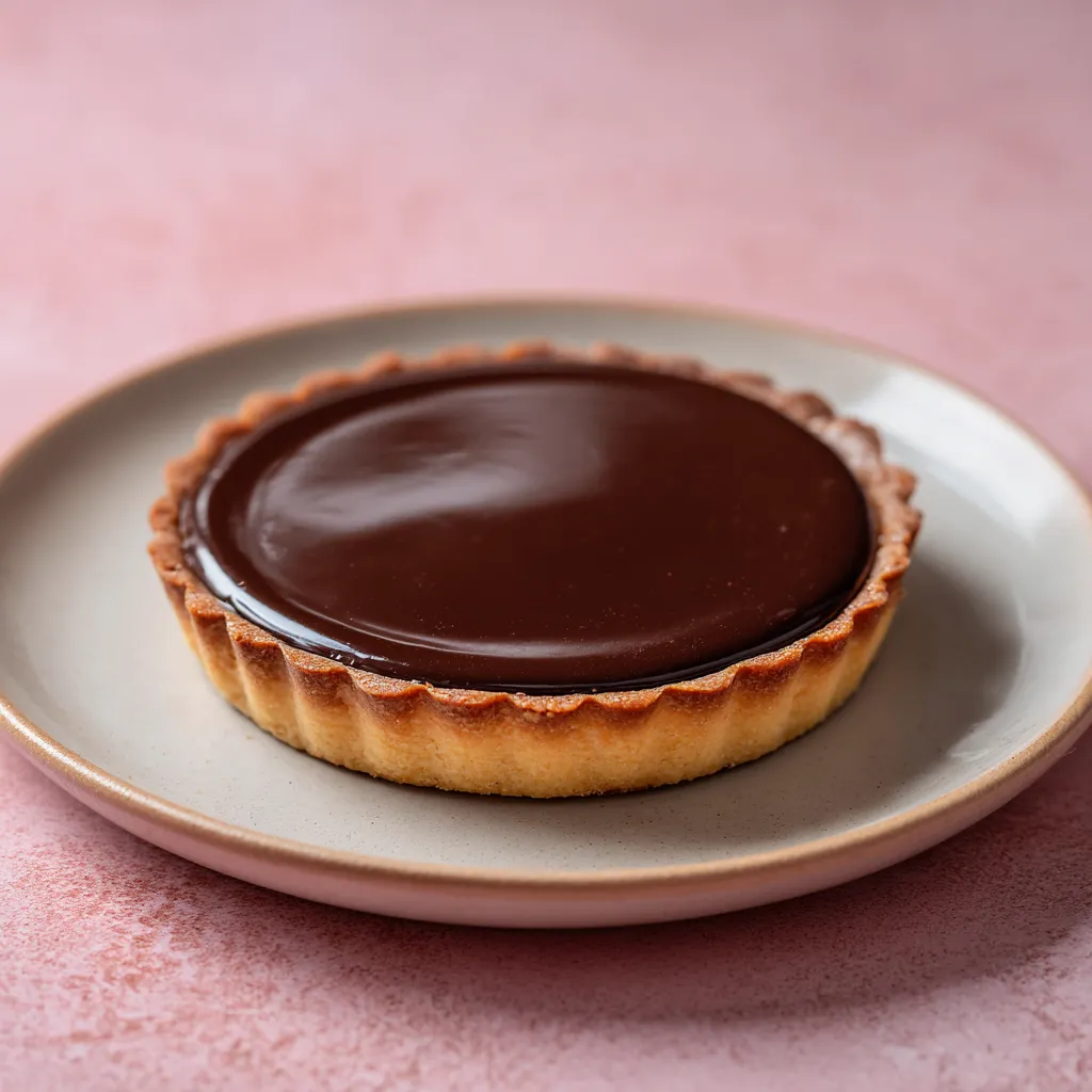 [2426] Tartelette au chocolat, croustillant praliné