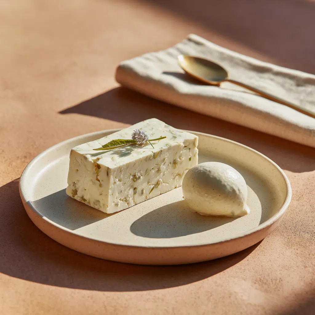 [4150] Terrine de chou fleur à la fourme d'ambert, crème citronnée