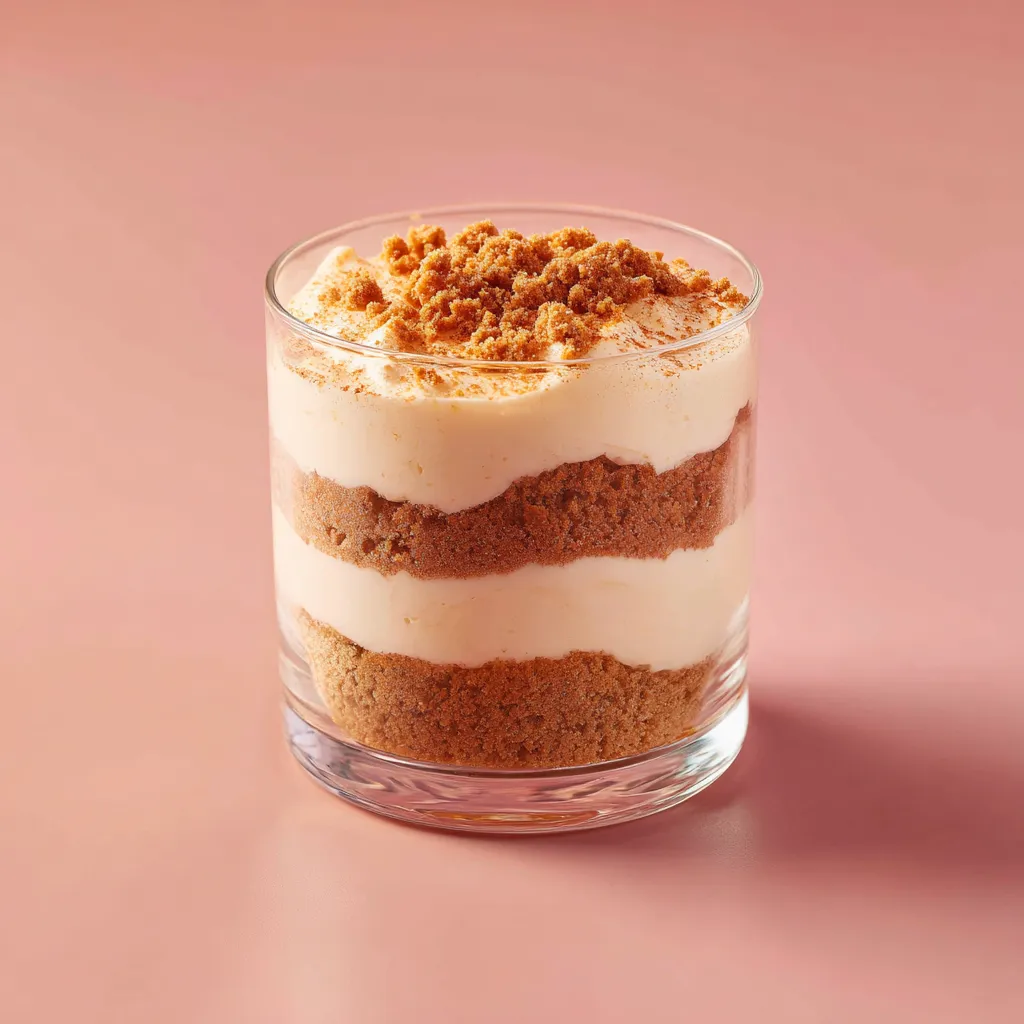 Verrine spéculoos et mousse vanille